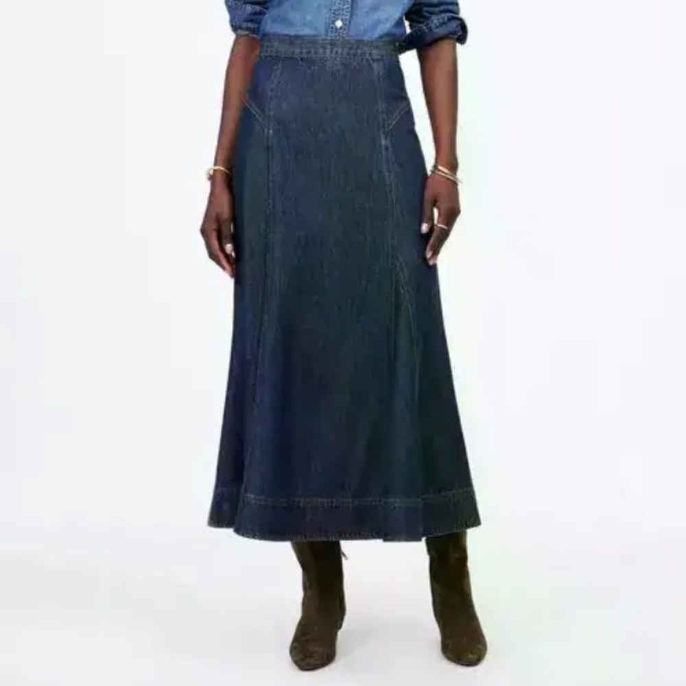 Madewell Denim Midi Skirt